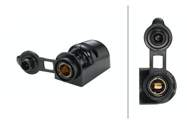 HELLA 8JB 004 123-031 Steckdose - Anbau - Stecker: Flachstecker - DIN/ISO: 4165