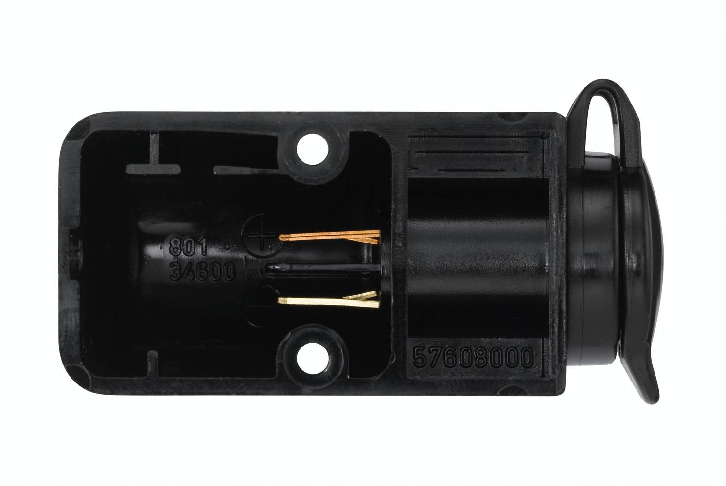 HELLA 8JB 004 123-031 Steckdose - Anbau - Stecker: Flachstecker - DIN/ISO: 4165