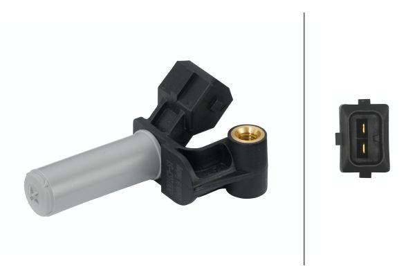 HELLA 6PU 009 163-511 Impulsgeber, Kurbelwelle - 12V - 2-polig - schwungscheibenseitig