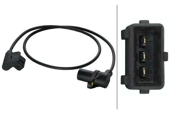 HELLA 6PU 009 110-541 Impulsgeber, Kurbelwelle - 12V - 3-polig - Kabel: 725mm