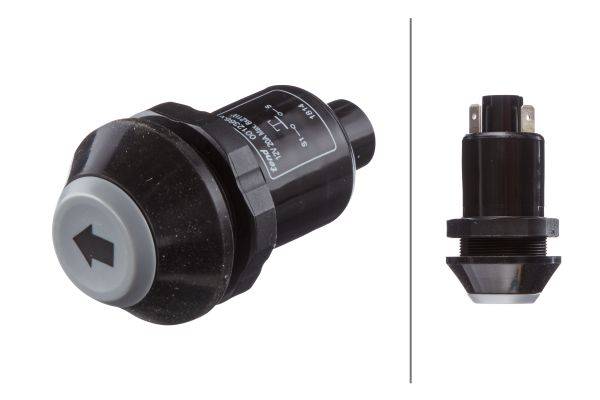 HELLA 6EF 004 406-141 Schalter, Heben/Senken (Anbauteile) - 12V - tastend - Bohrung-Ø: 30mm
