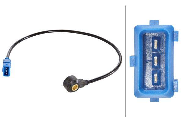 HELLA 6PG 013 114-001 Klopfsensor - Kabel: 570mm