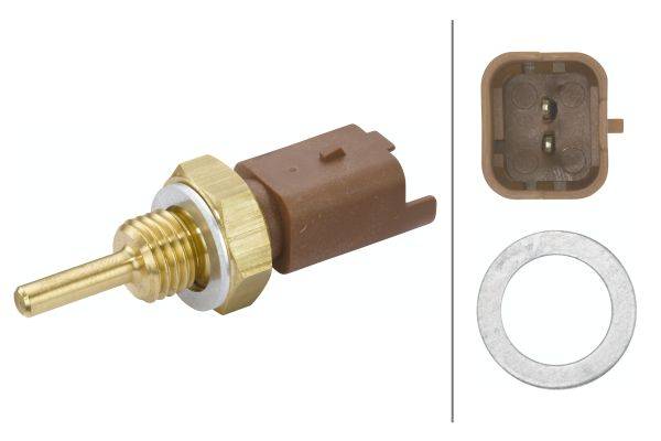 HELLA 6PT 009 309-241 Sensor, Kühlmitteltemperatur - 12V - geschraubt