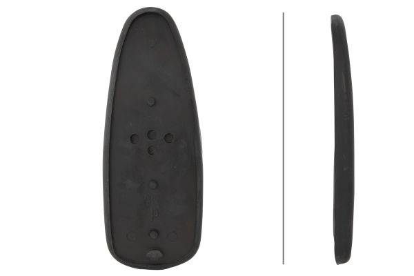 HELLA 9GD 100 140-001 Dichtung - gewölbt