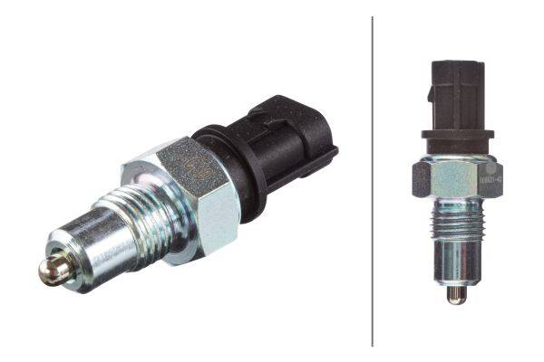 HELLA 6ZF 008 621-421 Schalter, Rückfahrleuchte - 12V - Anschlussanzahl: 2 - Schließer - Farbe: schw