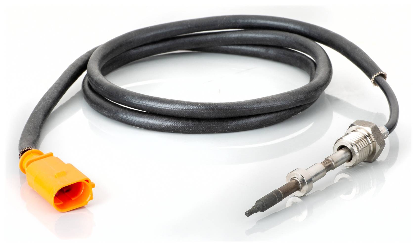 HELLA 6PT 014 494-771 Sensor, Abgastemperatur - 2-polig - geschraubt - Kabel: 1050mm