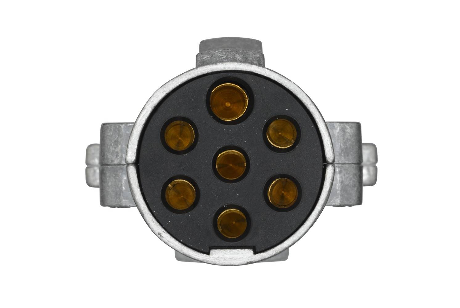 HELLA 8JA 003 831-001 Stecker - 24V - 7-polig - Stecker: Schraubkontakt - Metall - DIN/ISO: 1185