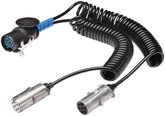 HELLA 8JA 005 952-041 Adapterkabel, Anhängersteckdose - 24V - Stecker: 157/7 - Länge: 4m