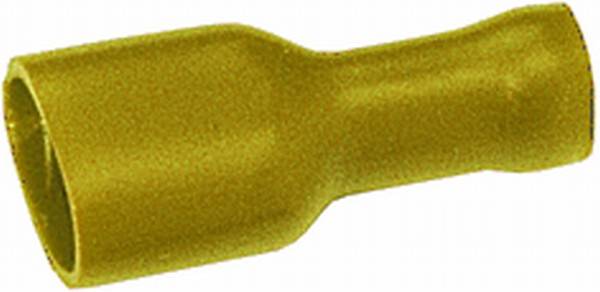 HELLA 8KW 744 799-003 Leitungsverbinder - mit Staubschutz - gelb - von: 4.0mm² - bis: 6.0mm² - Flach