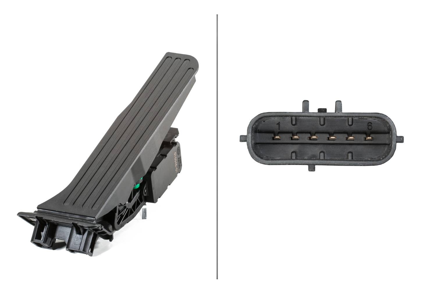 HELLA 6PV 010 946-011 Sensor, Fahrpedalstellung - für Linkslenker - Automatikgetriebe - Pedalbelag a