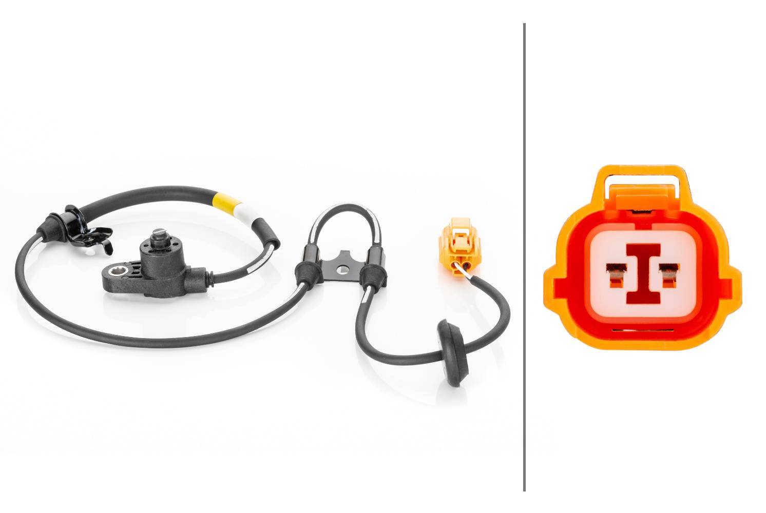 HELLA 6PU 230 040-821 Sensor, Raddrehzahl - 2-polig - vorne - mit Halter