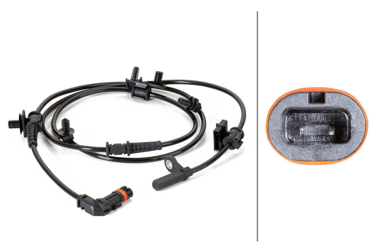 HELLA 6PU 230 040-261 Sensor, Raddrehzahl - 2-polig - Vorderachse - mit Halter