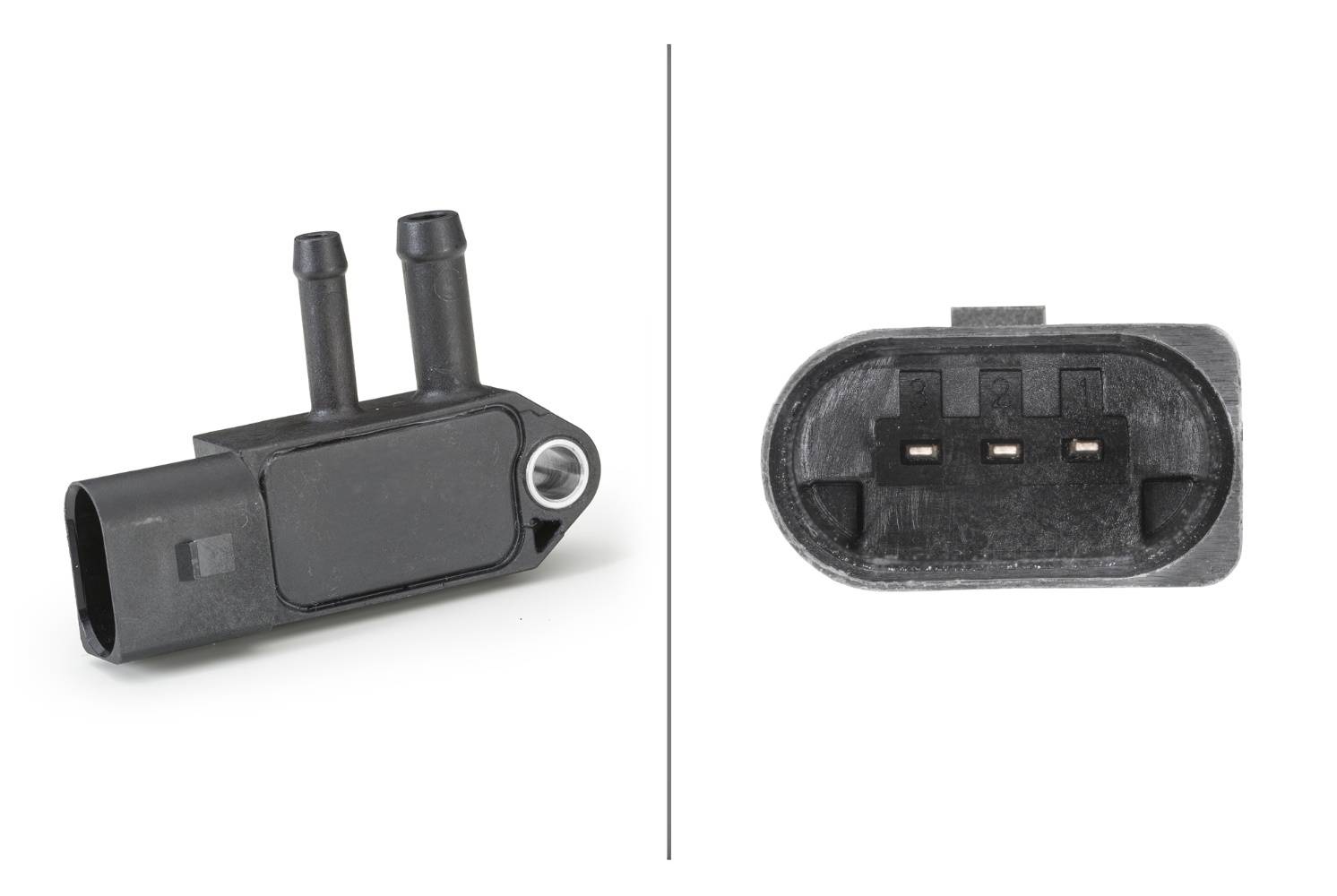 HELLA 6PP 009 409-241 Sensor, Abgasdruck - 3-polig - geschraubt