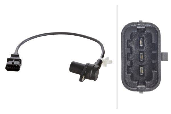 HELLA 6PU 009 146-961 Impulsgeber, Kurbelwelle - 3-polig - Kabel: 360mm