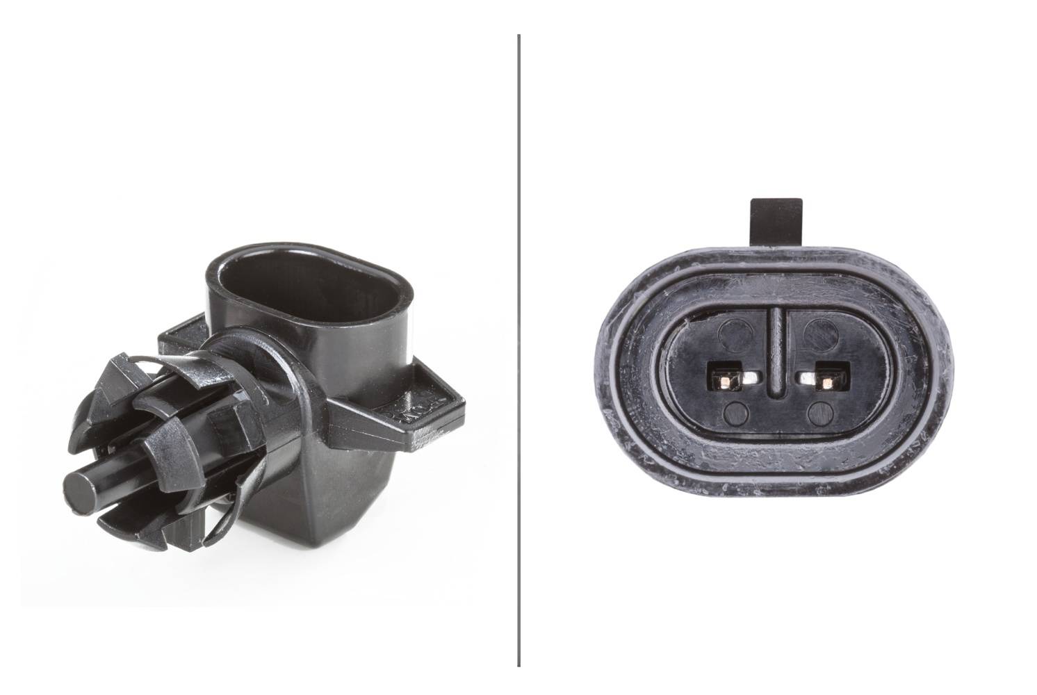 HELLA 6PT 009 104-011 Sensor, Außentemperatur - 12V - Steckergehäuseform: oval