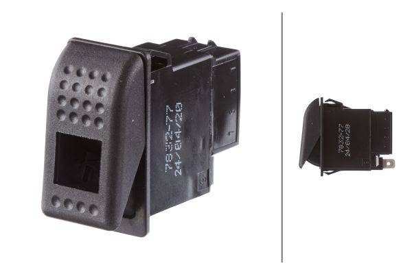 HELLA 6HH 007 832-771 Warnblinkschalter - 12V - Ausstattungsvar.: I-0 - Anschlussanzahl: 9 - Einbau