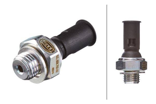 HELLA 6ZL 008 780-021 Öldruckschalter - 12V - Anschlussanzahl: 1 - Öffner - Farbe: schwarz