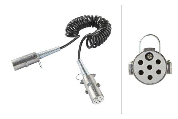 HELLA 8KA 004 797-111 Elektrowendel - mit Befestigungsbügel - 7-polig - S-Type - 24V - Metall