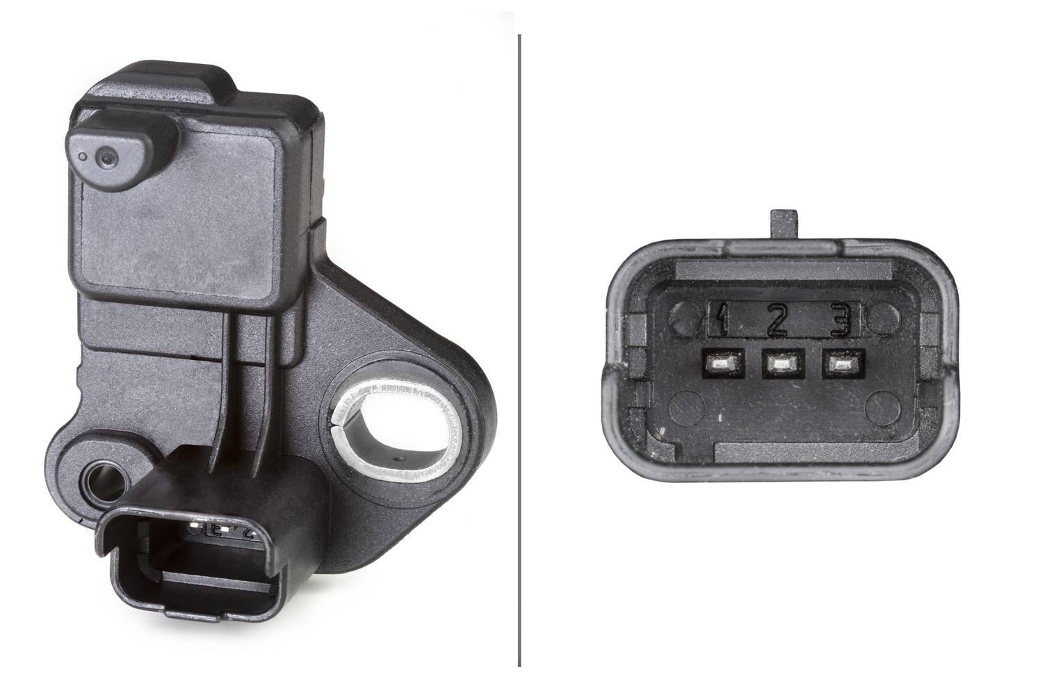 HELLA 6PU 009 163-451 Impulsgeber, Kurbelwelle - 12V - 3-polig - stirnseitig - ohne Kabel