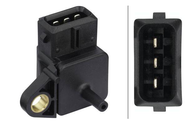 HELLA 6PP 009 400-571 Sensor, Saugrohrdruck - 5V