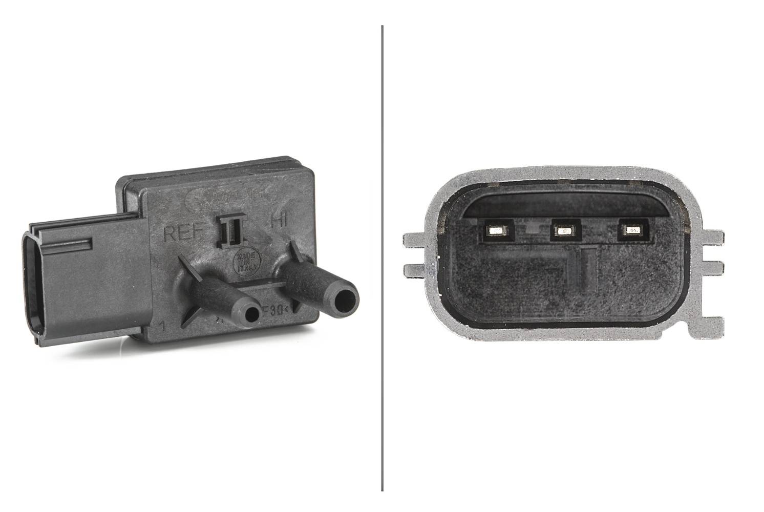 HELLA 6PP 009 409-281 Sensor, Abgasdruck - 3-polig - geschraubt