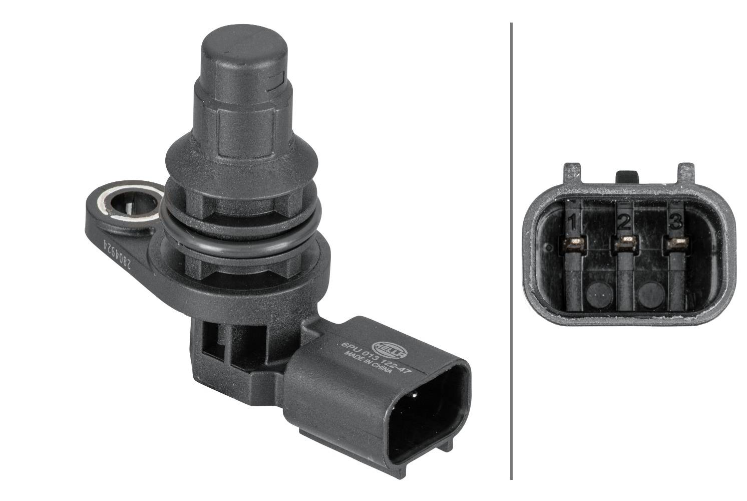 HELLA 6PU 013 122-471 Sensor, Nockenwellenposition - 3-polig - mit Dichtring