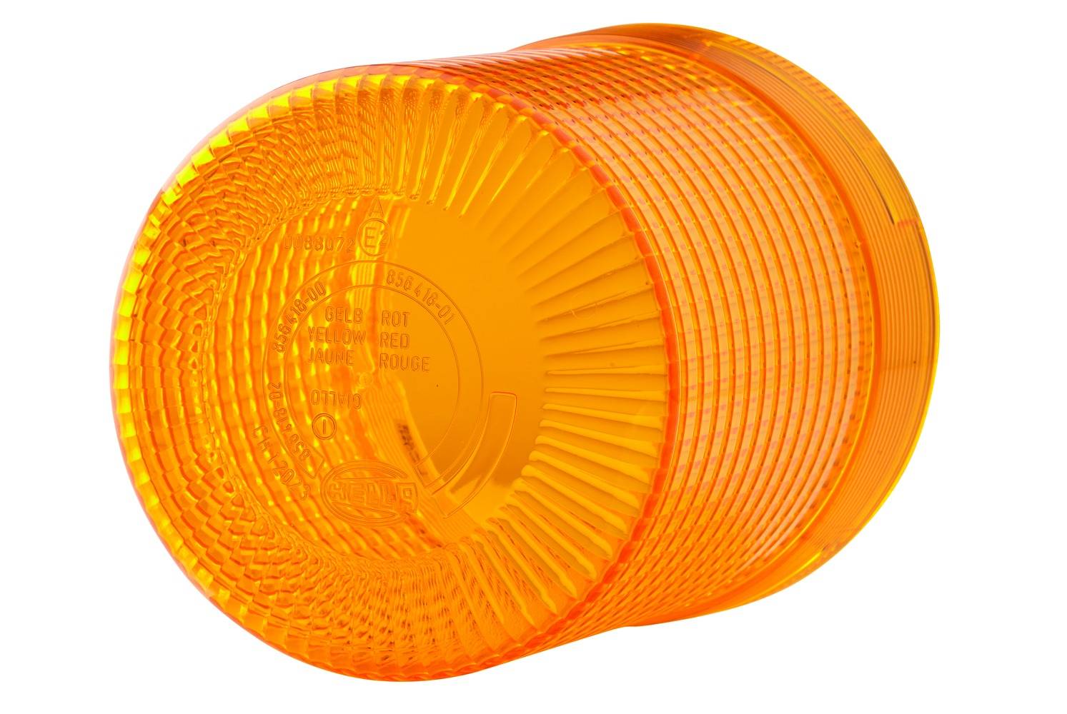 HELLA 9EL 856 418-001 Lichtscheibe, Rundumkennleuchte - gelb