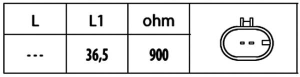 HELLA 6PU 009 146-561 Impulsgeber, Kurbelwelle - 12V - 2-polig - ohne Kabel