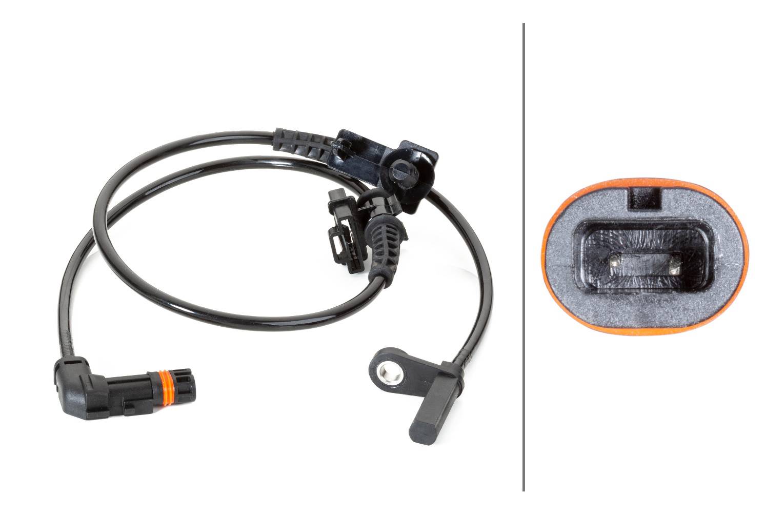 HELLA 6PU 230 040-011 Sensor, Raddrehzahl - Vorderachse - Kabel: 731mm
