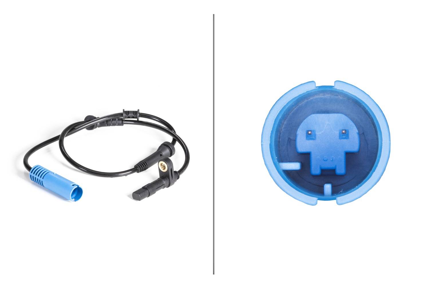 HELLA 6PU 009 106-311 Sensor, Raddrehzahl - 12V - Vorderachse beidseitig - Kabel: 665mm