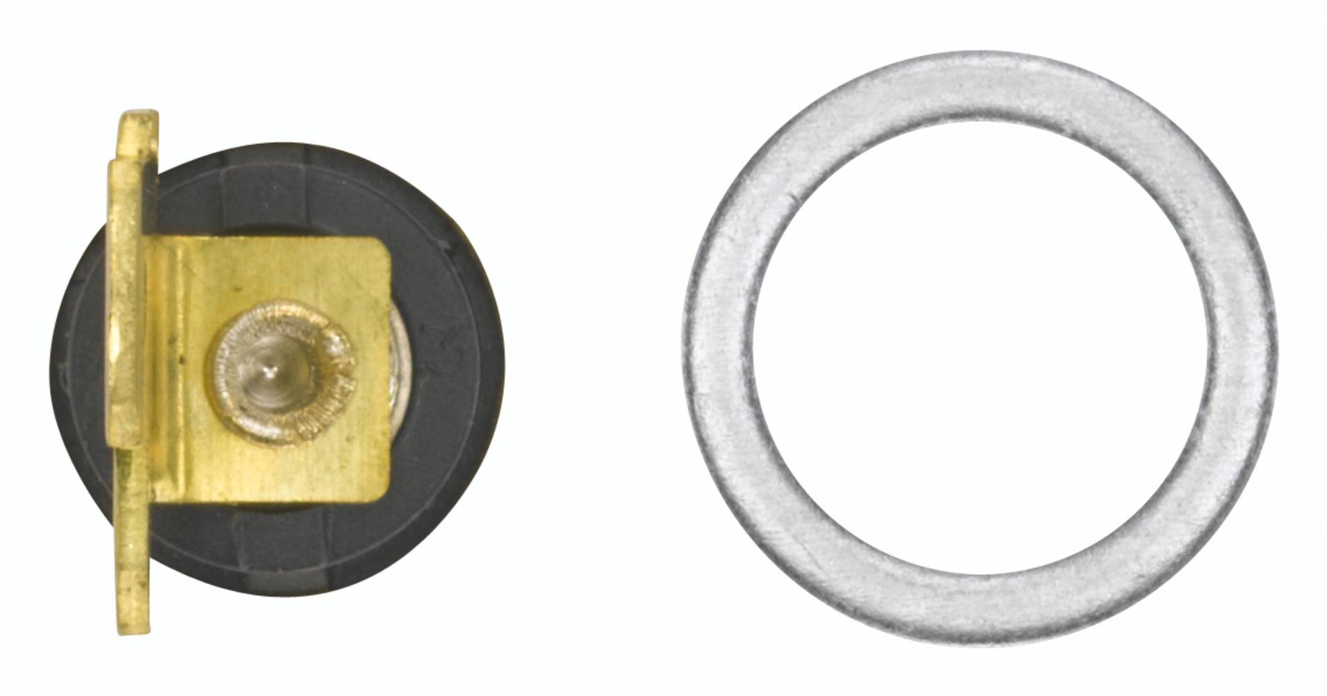 HELLA 6PT 009 107-691 Sensor, Öltemperatur - 12V - mit Dichtung
