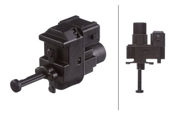HELLA 6DD 008 622-151 Bremslichtschalter - 12V - Anschlussanzahl: 2 - Bajonett - Öffner - elektrisch
