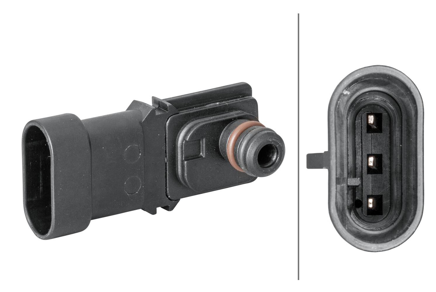 HELLA 6PP 009 400-281 Sensor, Saugrohrdruck - mit Dichtung - ohne Kabel