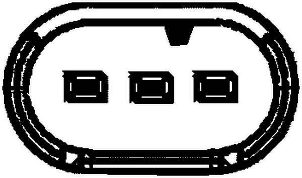 HELLA 6PU 009 163-301 Impulsgeber, Kurbelwelle - 12V - 3-polig