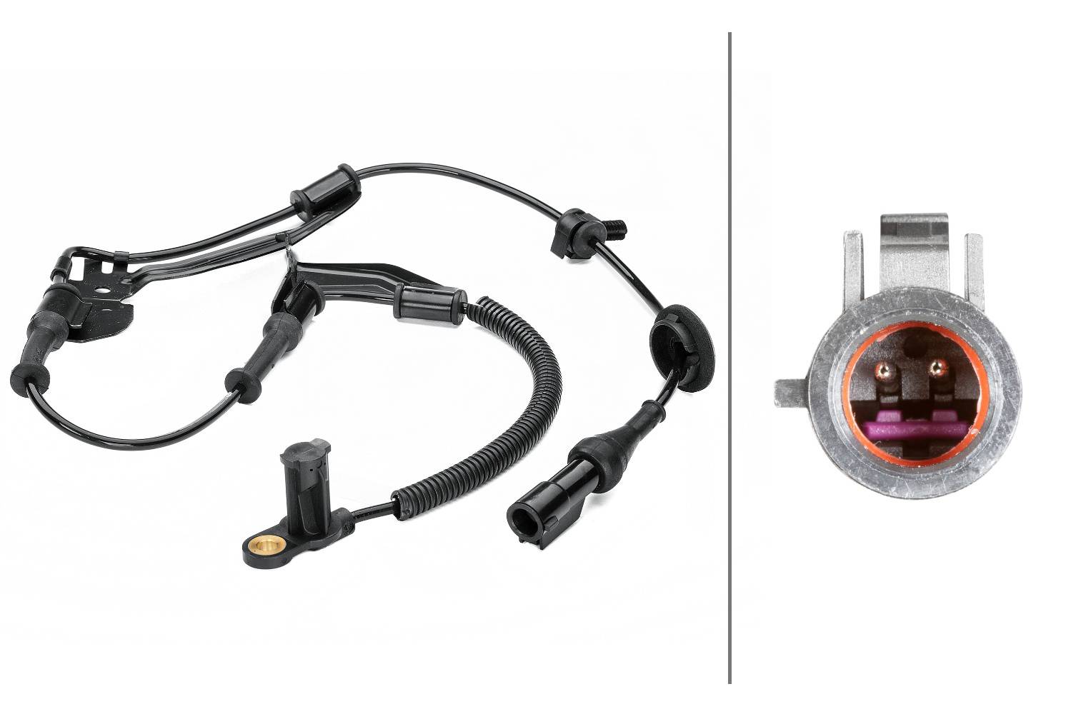 HELLA 6PU 230 040-461 Sensor, Raddrehzahl - 2-polig - Vorderachse - mit Halter