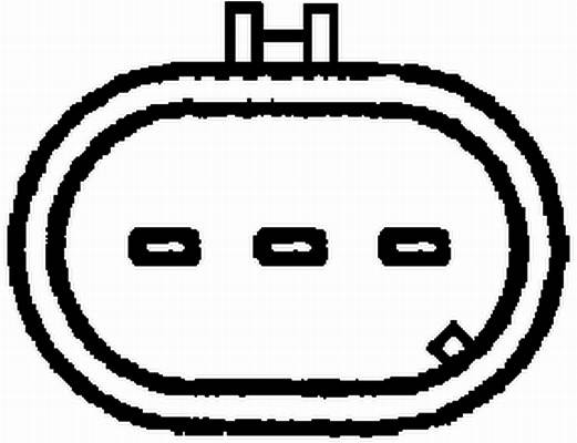 HELLA 6PU 009 121-331 Sensor, Nockenwellenposition - 12V - ohne Kabel