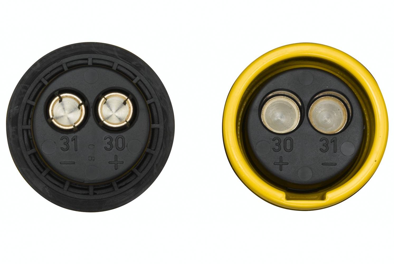 HELLA 8JB 010 806-001 Steckdose - 2-polig - Stecker: Crimpkontakt - gelb