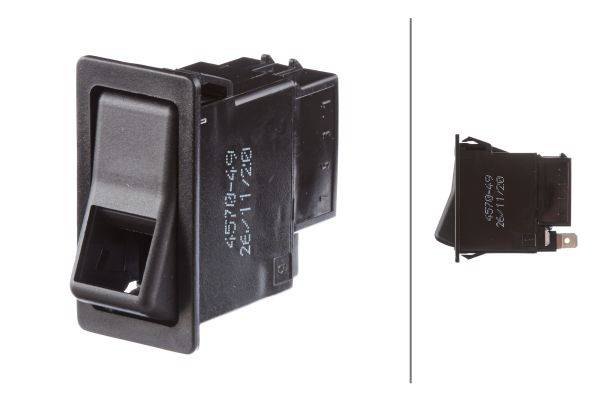 HELLA 6HH 004 570-491 Warnblinkschalter - 12V - Ausstattungsvar.: I-0 - Anschlussanzahl: 8 - Einbau