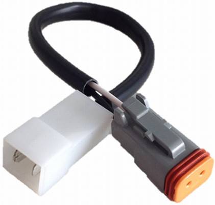 HELLA 8KB 990 299-361 Leitungsadapter, Elektrosatz - 2-polig - Stecker: DEUTSCH Stecker - Kabel: 200