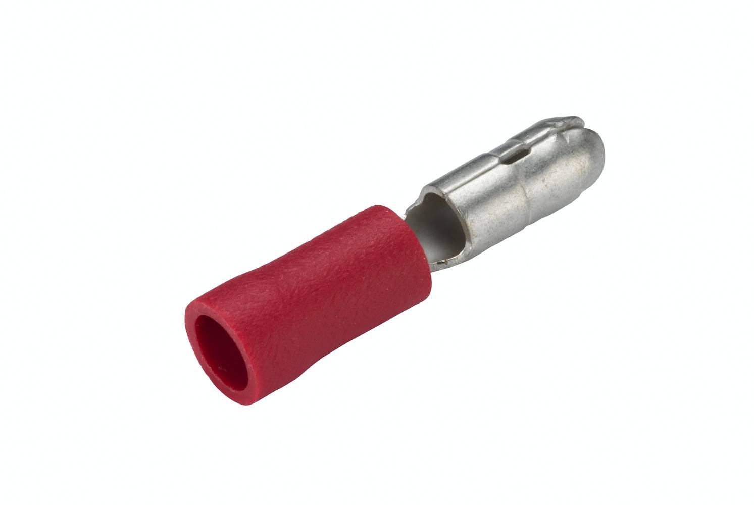 HELLA 8KW 044 040-812 Leitungsverbinder - rot - von: 0.5mm² - bis: 1.0mm² - Rundstecker - Ø: 4mm - S