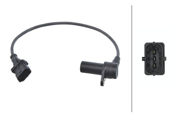 HELLA 6PU 009 163-811 Impulsgeber, Kurbelwelle - 12V - 3-polig - Kabel: 305mm