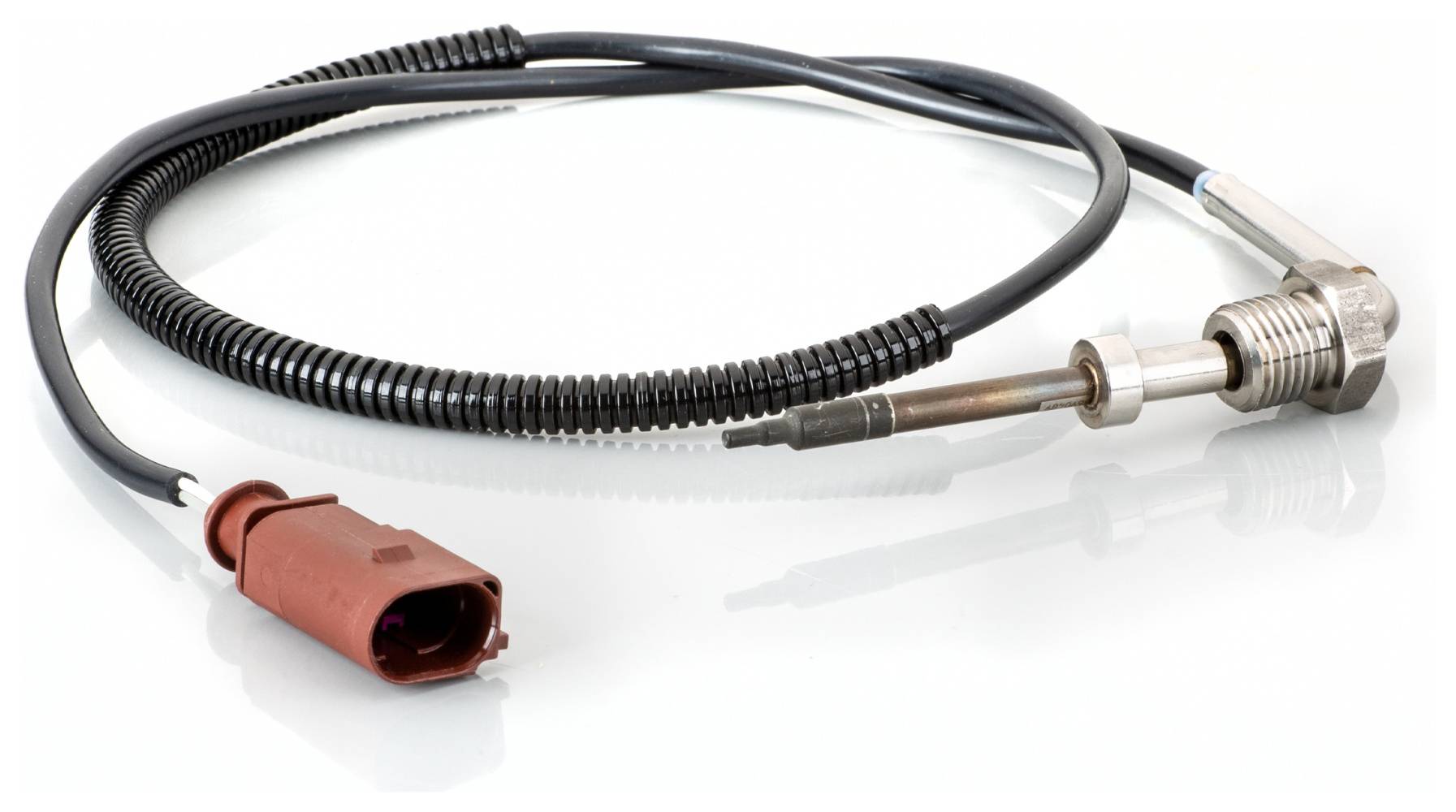 HELLA 6PT 014 494-631 Sensor, Abgastemperatur - 2-polig - geschraubt - Kabel: 760mm