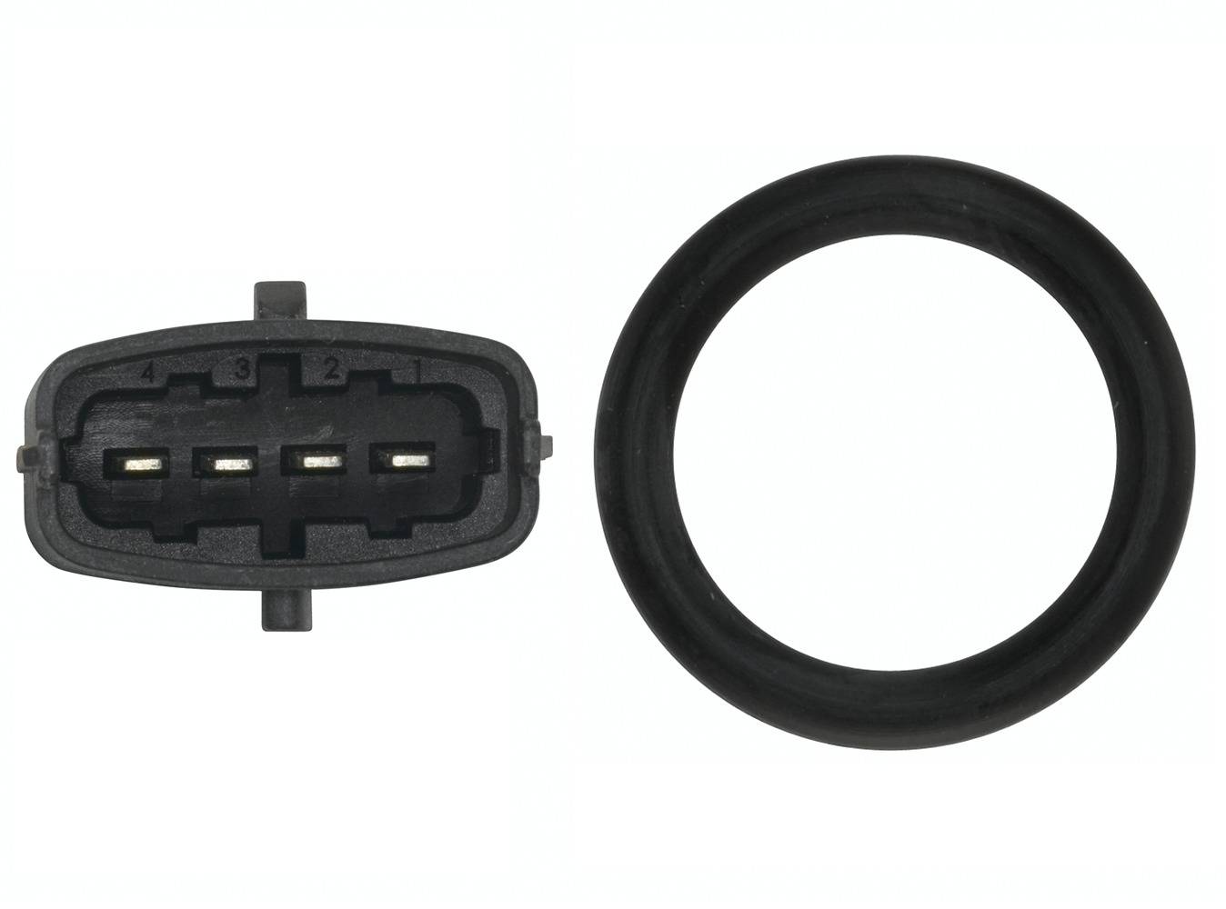 HELLA 6PP 013 400-031 Sensor, Saugrohrdruck - 4-polig - mit Dichtring