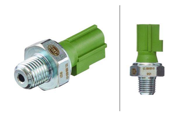 HELLA 6ZL 009 600-081 Öldruckschalter - 12V - Anschlussanzahl: 1 - Öffner - Farbe: grün