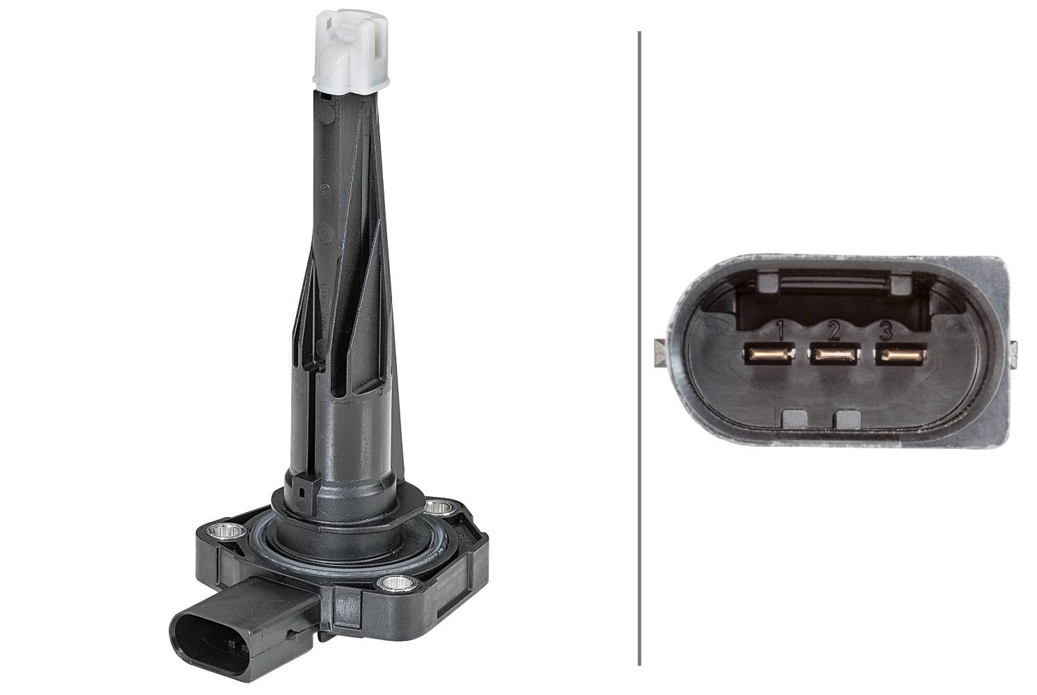 HELLA 6PR 012 056-701 Sensor, Motorölstand - 3-polig - mit Dichtung