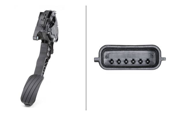 HELLA 6PV 009 978-751 Sensor, Fahrpedalstellung - für Linkslenker - Schaltgetriebe