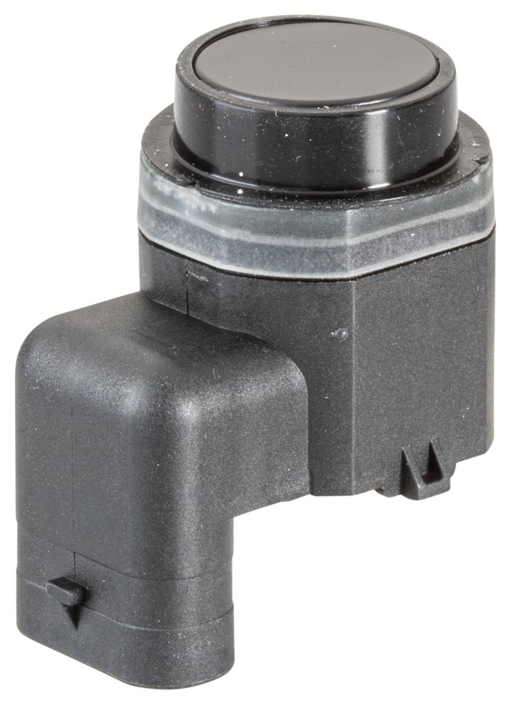 HELLA 6PX 358 141-081 Sensor, Einparkhilfe - gewinkelt - 3-polig - gesteckt - lackierbar - mit Befes