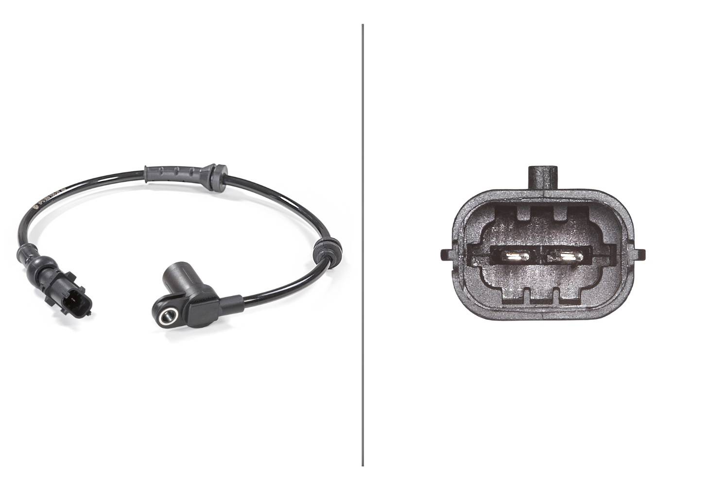 HELLA 6PU 009 106-261 Sensor, Raddrehzahl - 12V - Vorderachse beidseitig - Kabel: 452mm