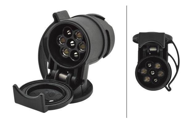 HELLA 8JA 008 969-001 Adapter, Steckdose - 12V - Länge: 57mm