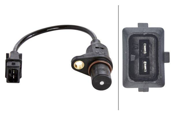 HELLA 6PU 009 167-011 Impulsgeber, Kurbelwelle - 2-polig - Kabel: 240mm - mit Dichtring